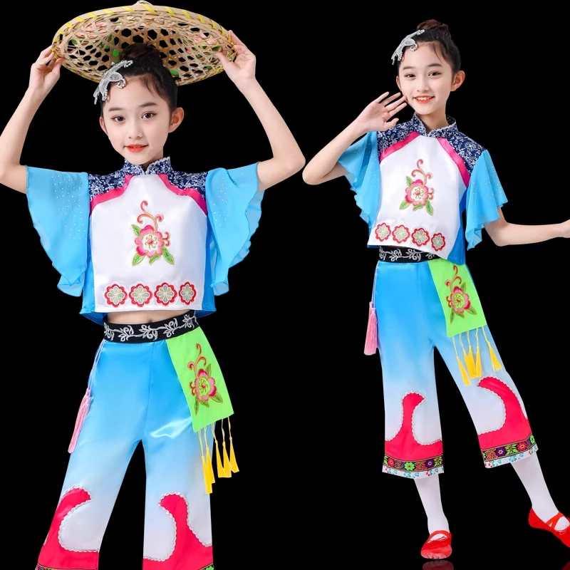 

New children's Dai dance costumes, classical dance performance costumes, performance costumes, Chinese dance ethnic girls