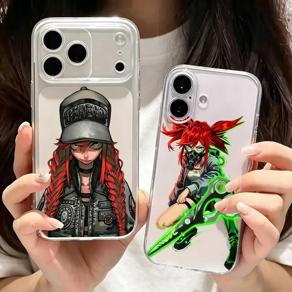 Anime G-Gachiakuta Riyo  Phone Case For iPhone 17 16 15 14 13 12 11 Mini Pro Max Plus Transparent Cover