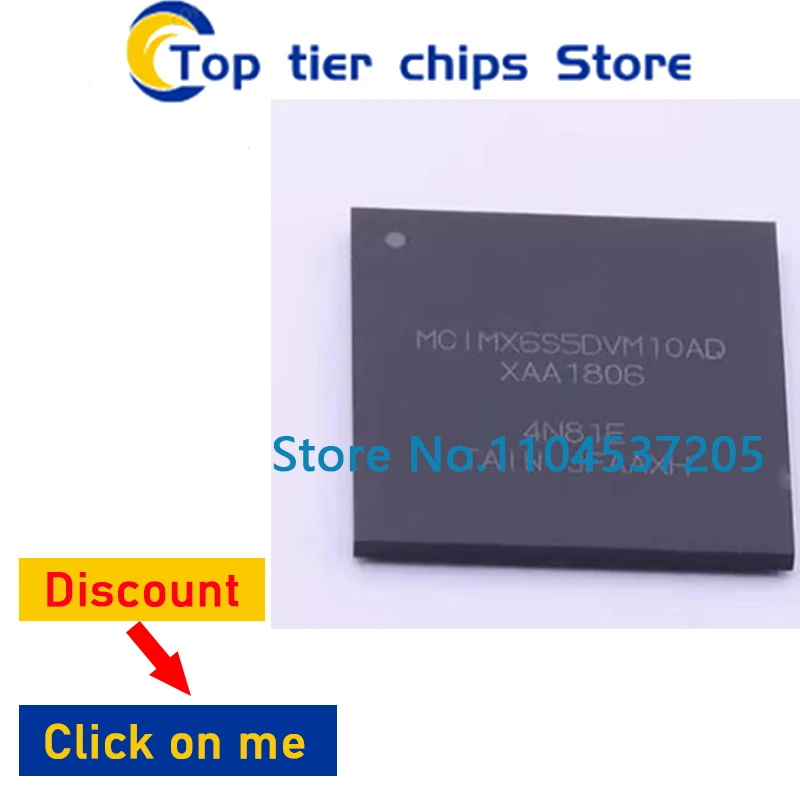 

1pcs New MCIMX6S5DVM10AB MCIMX6S5DVM10AC MCIMX6S5DVM10AD BGA624