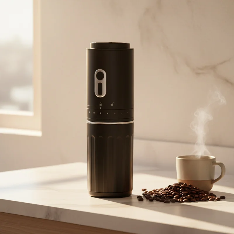 

Портативная беспроводная кофеварка для автомобиля 3-в-1: многофункциональная, с функцией помола и заваривания, для дома, улицы, отеля, пластик, 20 бар давления, 304 нержавеющая сталь