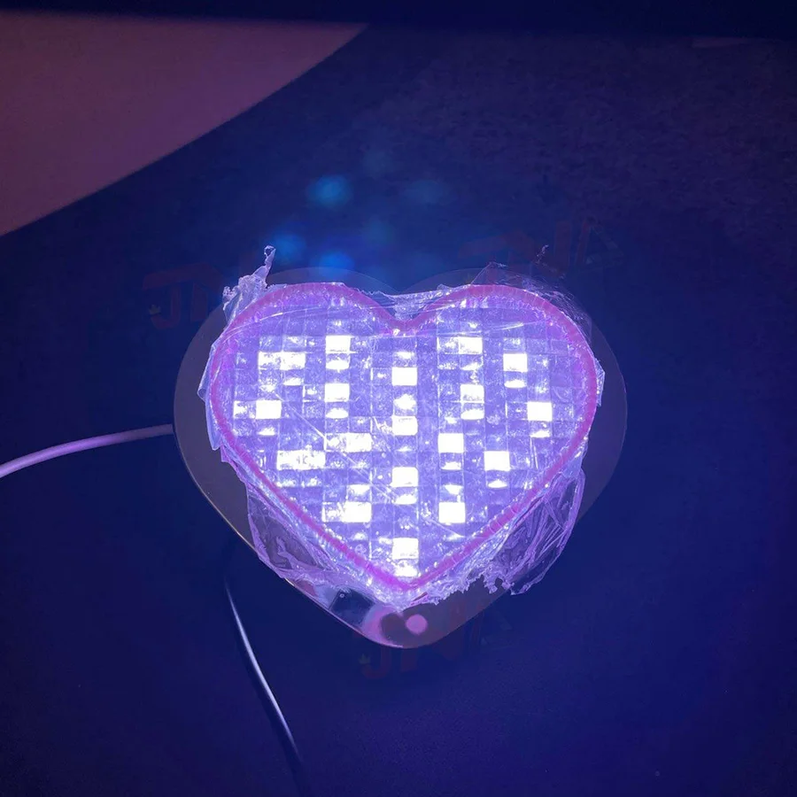 Love Story ハート型ランプ 12V JDM Car Heart Shaped Marker Lamp 12V Small Heart Car Side marker