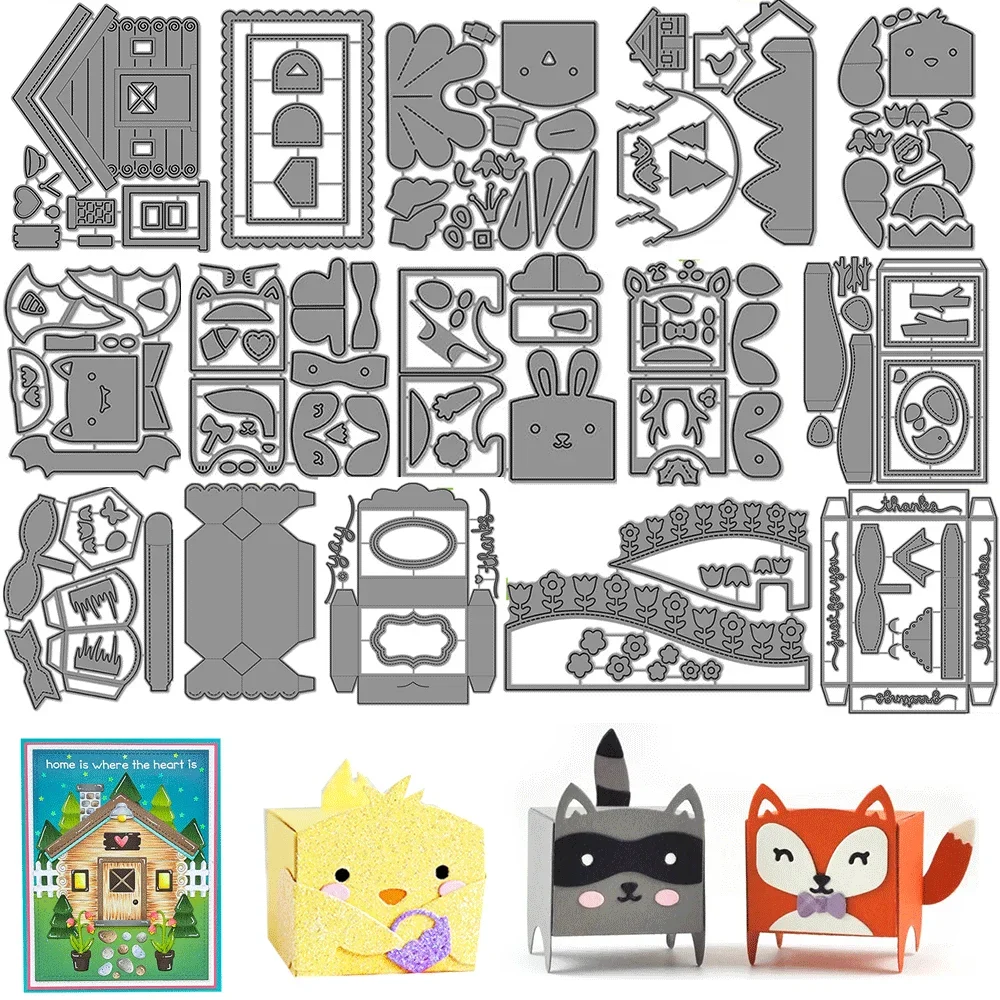 Metall-Stanzformen, Prägung, gestanzt, 2024, neu, für DIY-Kartenherstellung, Scrapbooking, Bastelbedarf