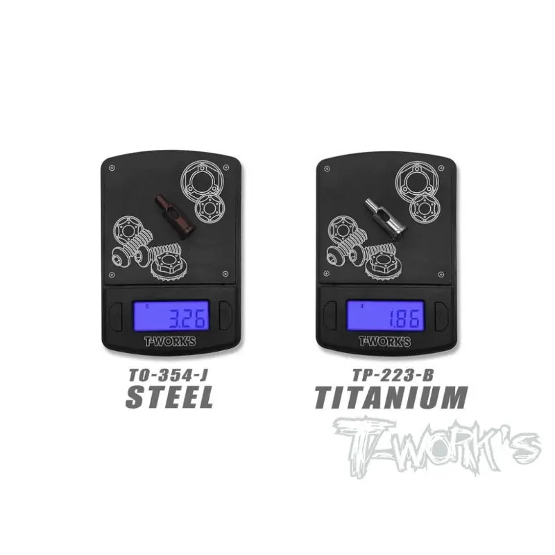 Original T Works TO-354-J Spring Steel King Pin L ( Kyosho MP11 ) 2pcs. Rc Tool