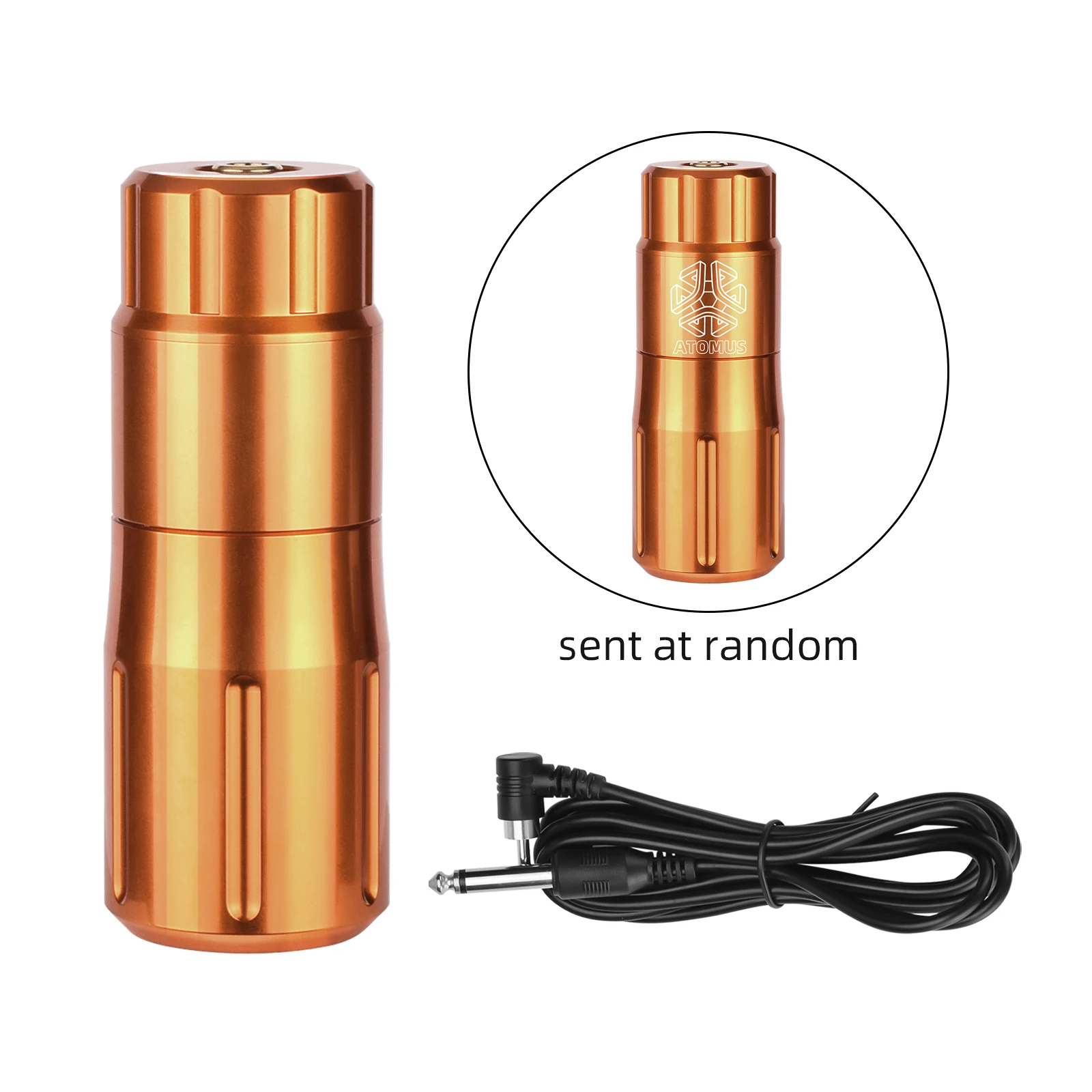 เครื่องสักปากกาแบบหมุนสาย RCA เครื่องมือทำรอยสักแบบมืออาชีพ