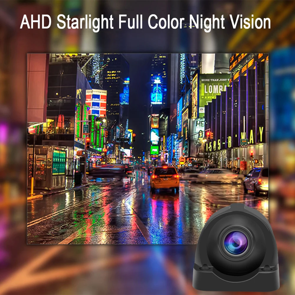 1080P AHD 2 Mặt Camera 12V Dành Cho Xe Bus Giám Sát Ban Đêm Ô TÔ Giám Sát Camera An Ninh IP68 chống Thấm Nước