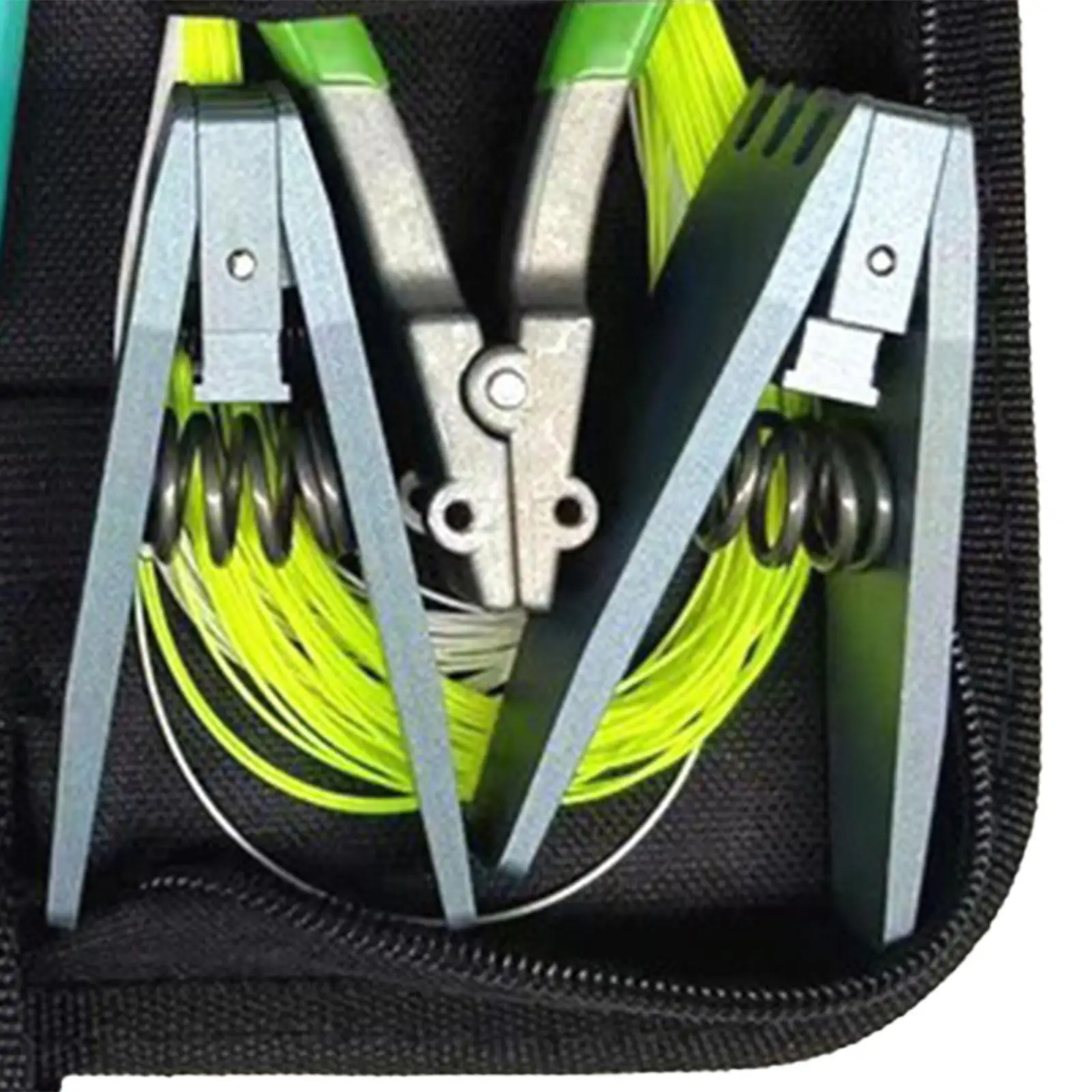 Badminton Racquet Stringing Clamp Nylon Material DIY Restring Kit Tennis Racquet Tools for Practice Court