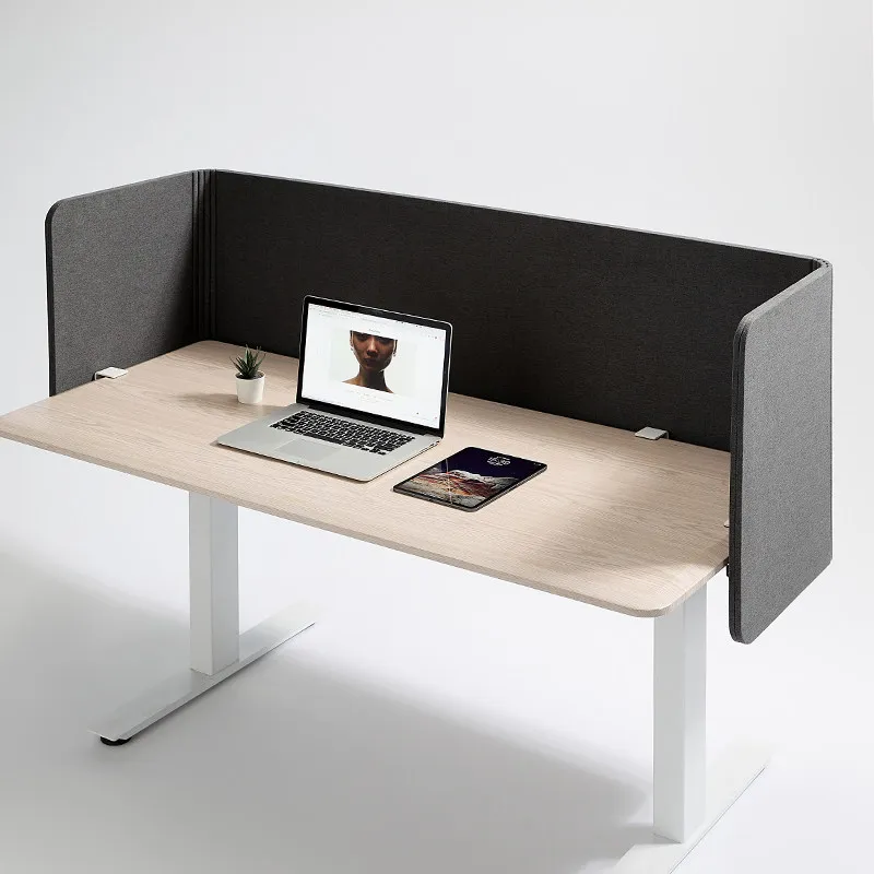 Desktop Baffle Screen Panel Office Lifting Table Sound Absorption Screen Table Edge Screen Customization