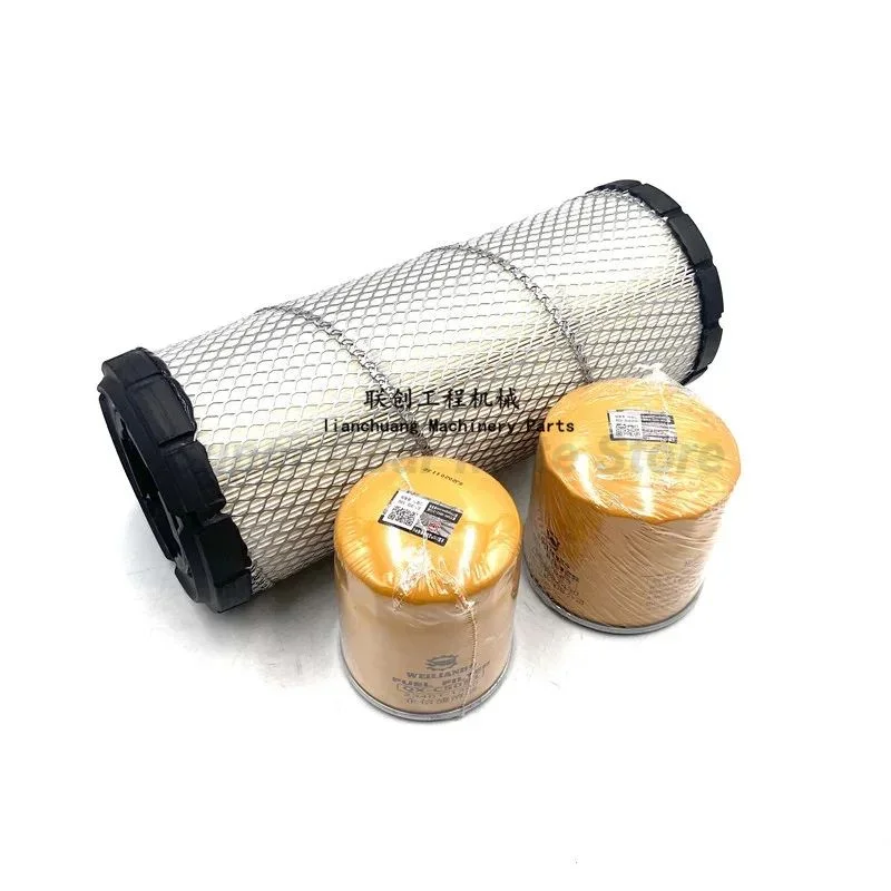 For Vo-lvo ec EC55D Air filter Oil filter Diesel filter Hydraulic pilot Oil return Oil inlet filter Excavator Parts