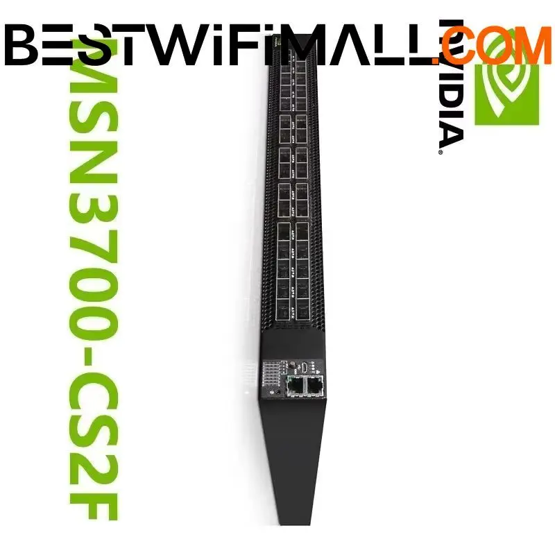NVIDIA Mellanox MSN3700-CS2F Onyx System Spectrum-2 100GbE 1U Open Ethernet Switch 32x100GbE QSFP28