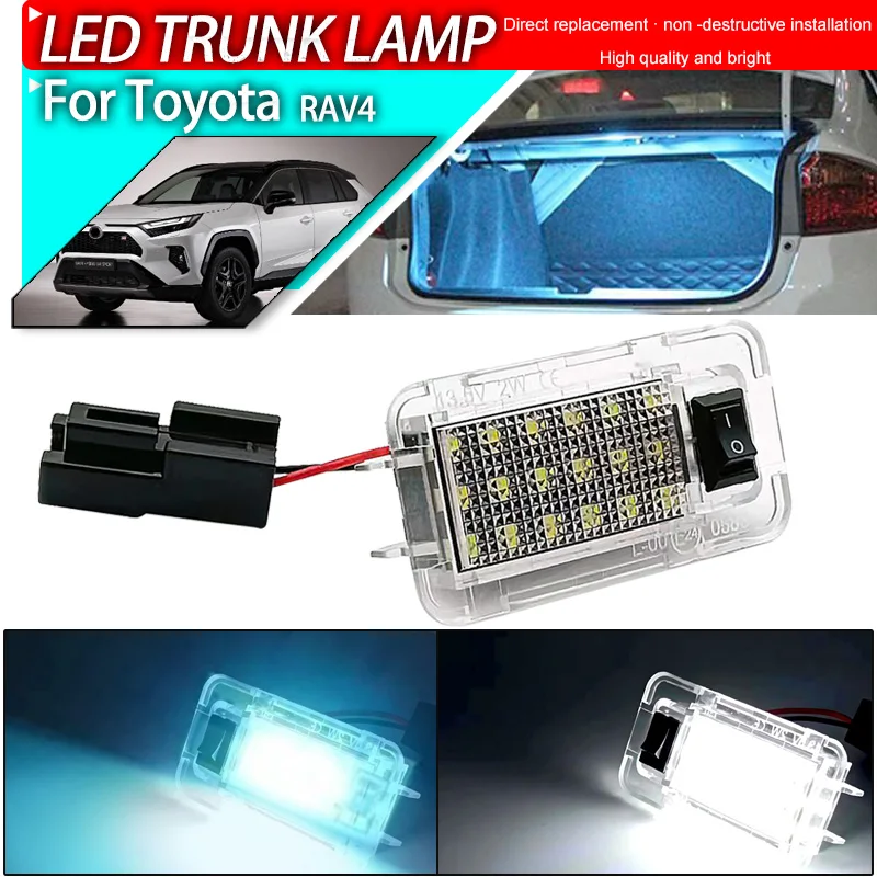 

1Pcs Car LED Trunk Lamp Luggage Compartment Lights For Toyota RAV4 2006-2012 2013 2014 2015 2016 2017 2018 2019 2020 2021 2022