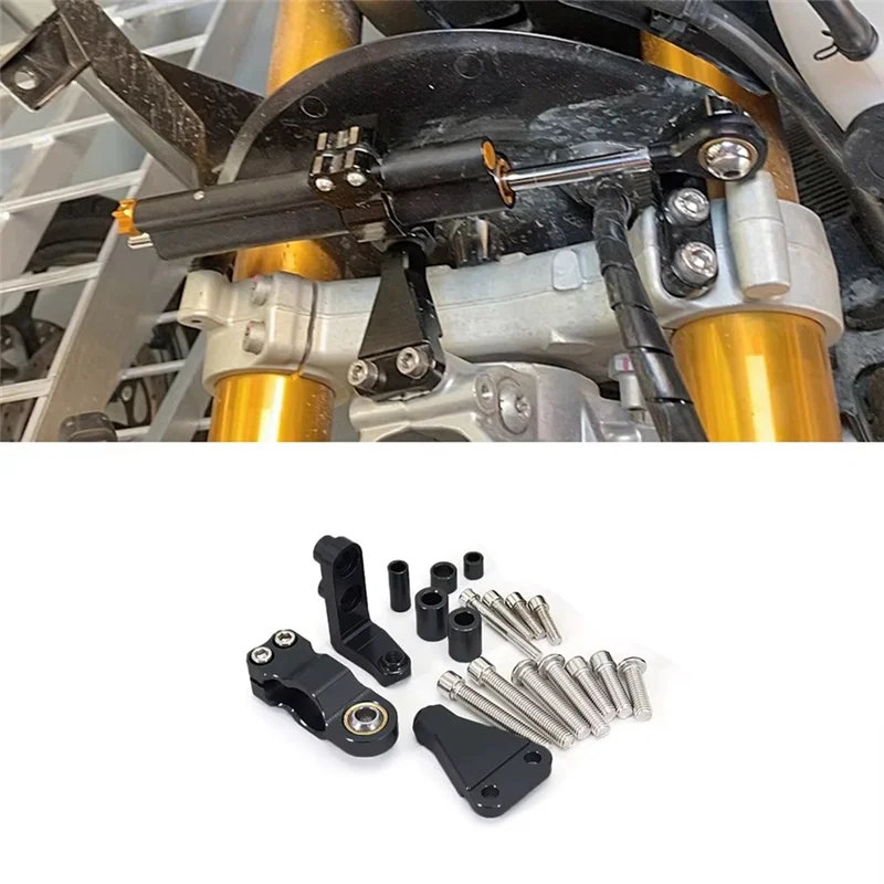 A96E-ملحقات الدراجات النارية مثبت التوجيه المثبط قوس جبل لأبريليا RS660 RS 660 Rs660 Rs 660 2021 2022 2023 #3