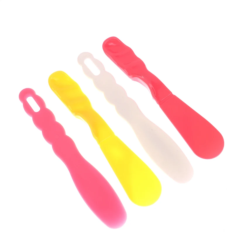 Facial Mask Sticks Cosmetic Spatulas Plastic Face Mask Small Spoon Reuse DIY Face Skin Care Mask Mix Make Up Tools Face Beauty