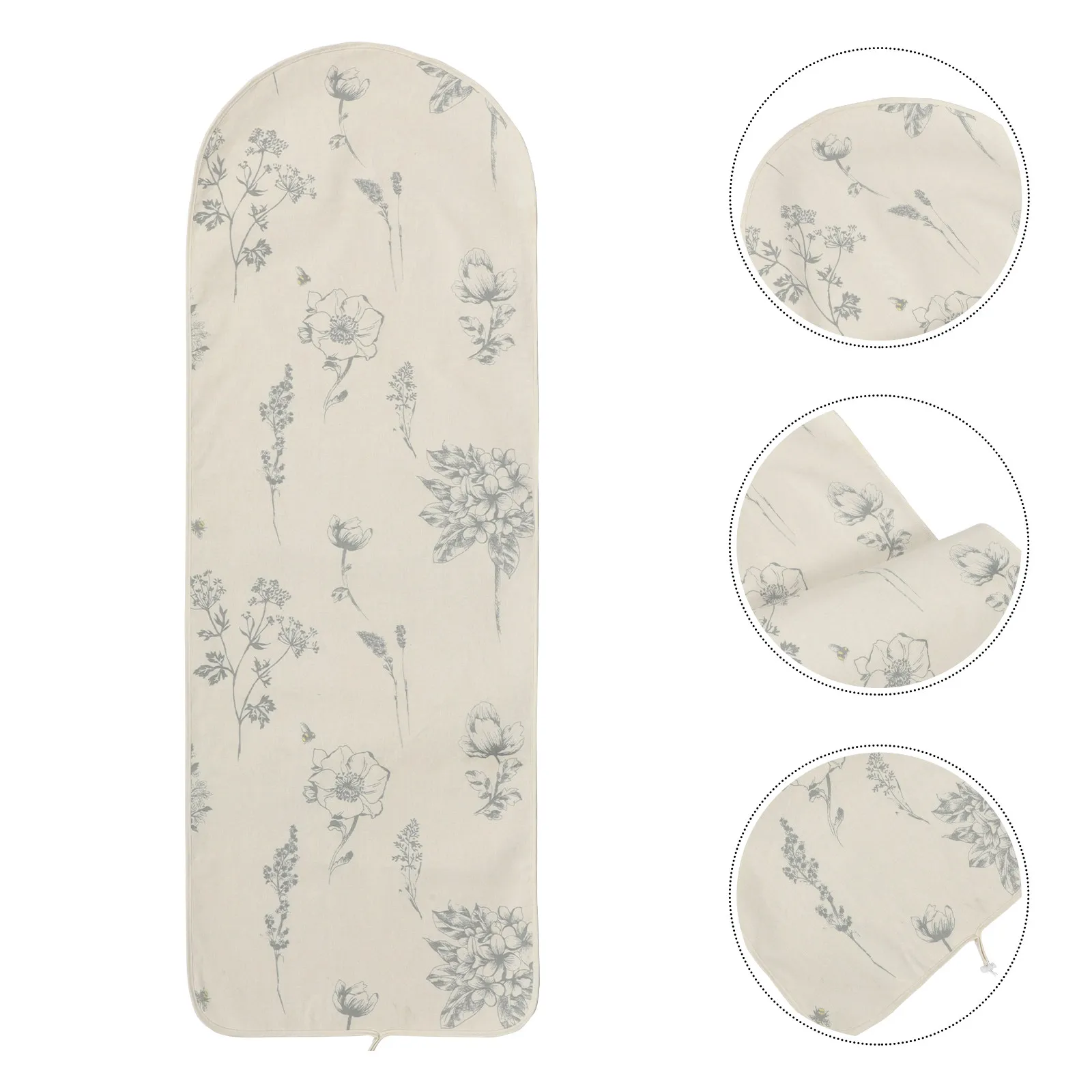 

Чехол для гладильной доски из хлопка и льна, термостойкий, нескользящий, защитный, устойчивый к пятнам, модный коврик для глажки