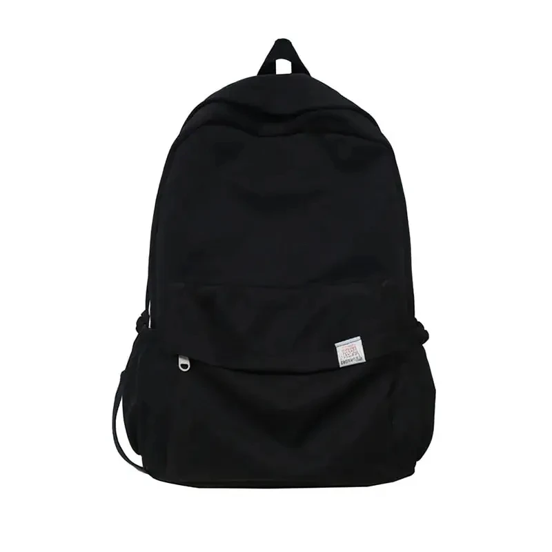 

Backpack Soft Sister Solid Color Large Capacity Student Schoolbag 2022 School Season New College Students Ins Backpack