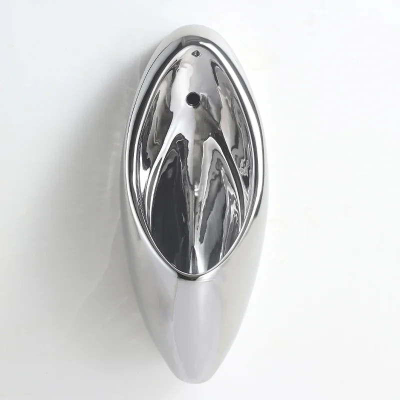 Wall-mounted silver urinal, color automatic sensor urinal, hand-pressed urinal, deodorant urinal