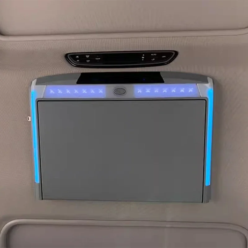 15.6/17.3/19-inch RV car TV Android rear entertainment system smart ceiling display USB/TF/HDMI Android 10.0