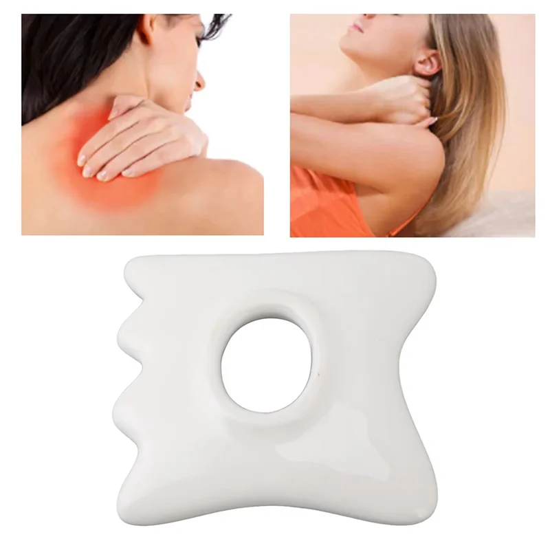 【HOT-SALE】เครื่องมือนวดกัวซาบรรเทากล้ามเนื้อกระดานขูดใบหน้าแบบพกพาการดูแลผิวกำจัดริ้วรอยสำหรับไหล่