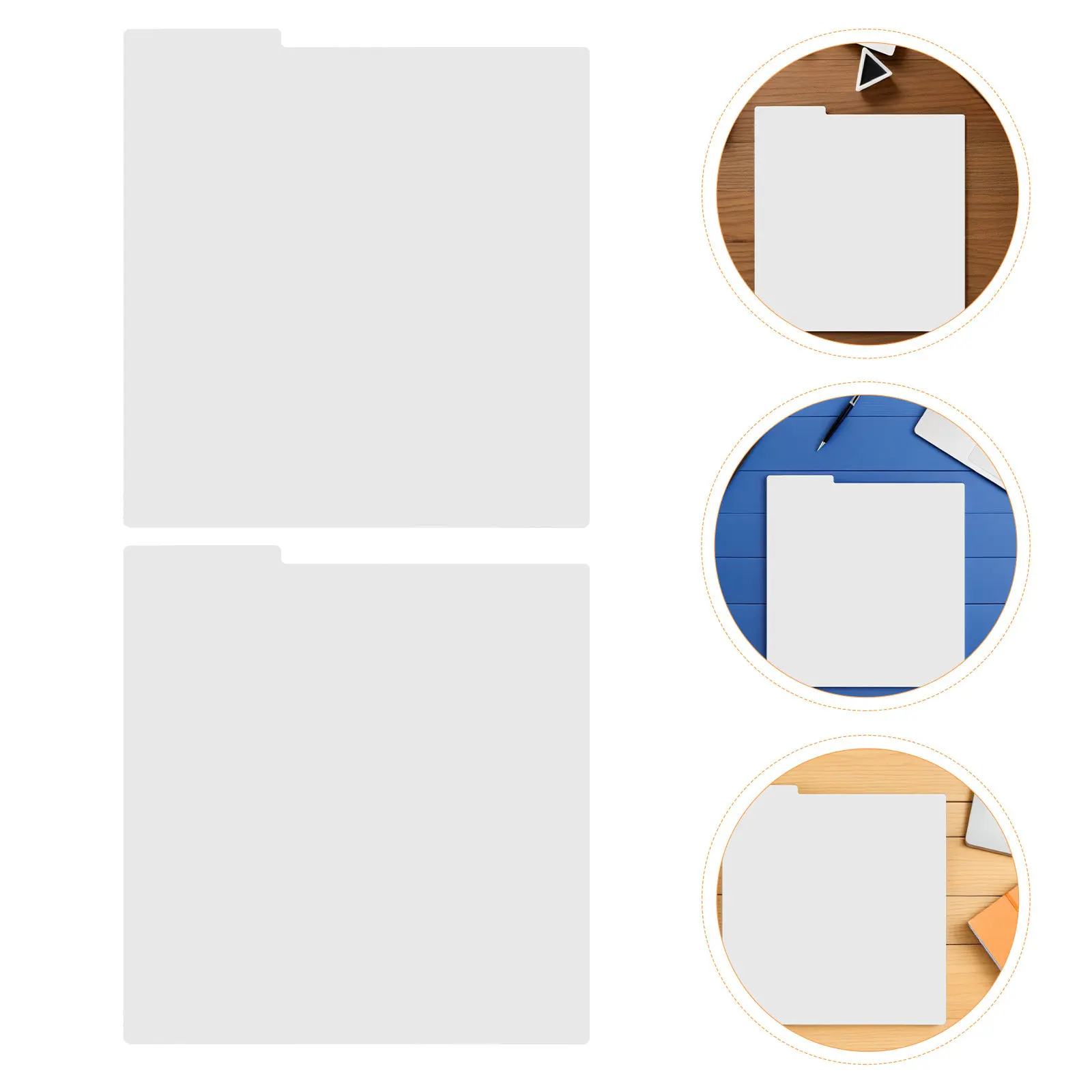 

12Pcs Vinyl Record Divider Cards White Heavy Duty Plastic Alphabetical Shelf Dividers for Record Collection Organization Storage