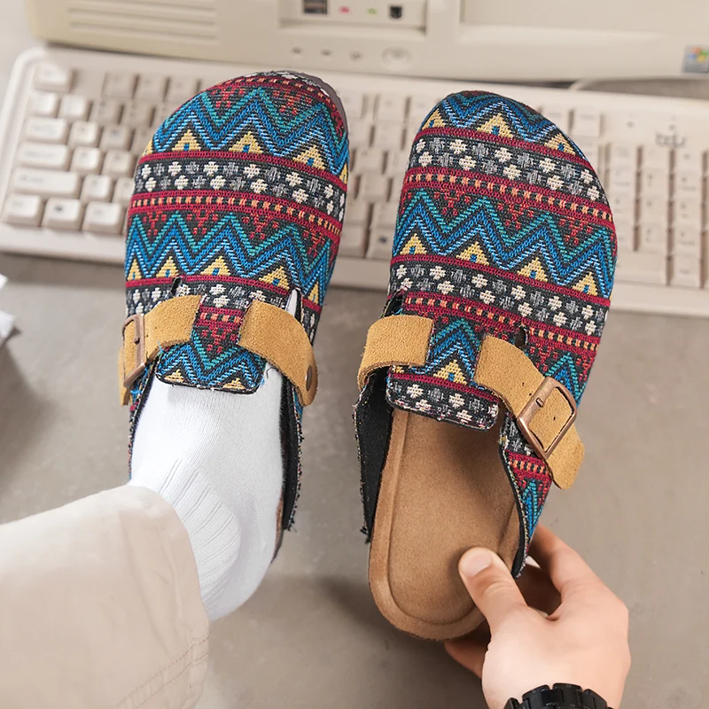 Zomersandalen voor heren Vrijetijdsschoenen Ademende wandelschoenen Antislip Lichtgewicht sneakers Heren Comfortabel rijden Luie schoenen