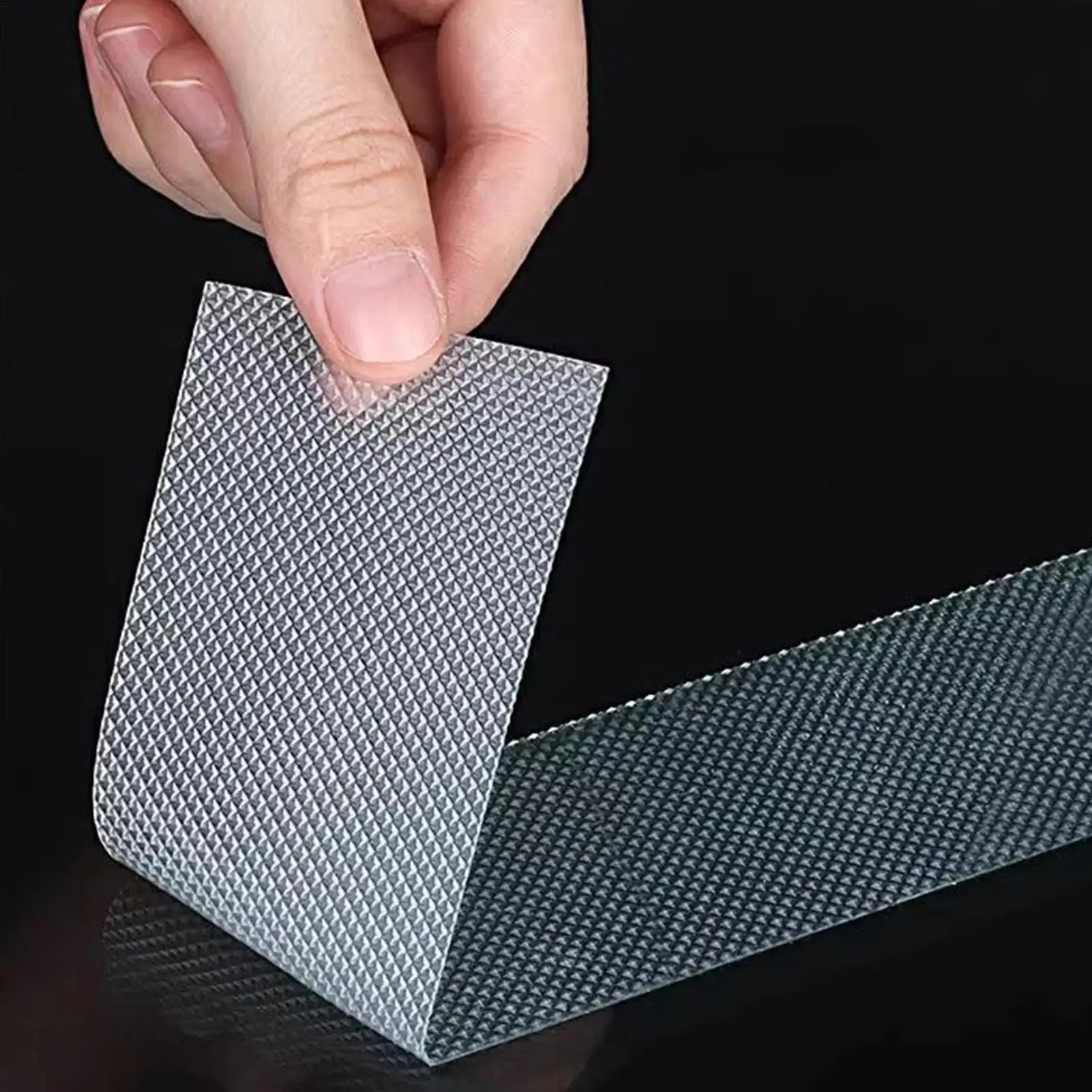 Transparent Wear-Resistant Rubber Anti-Slip Tape Self-Adhesive Warning Strips Anti-slip Sticker for Kitchen Bathroom Tile Stairs view 4