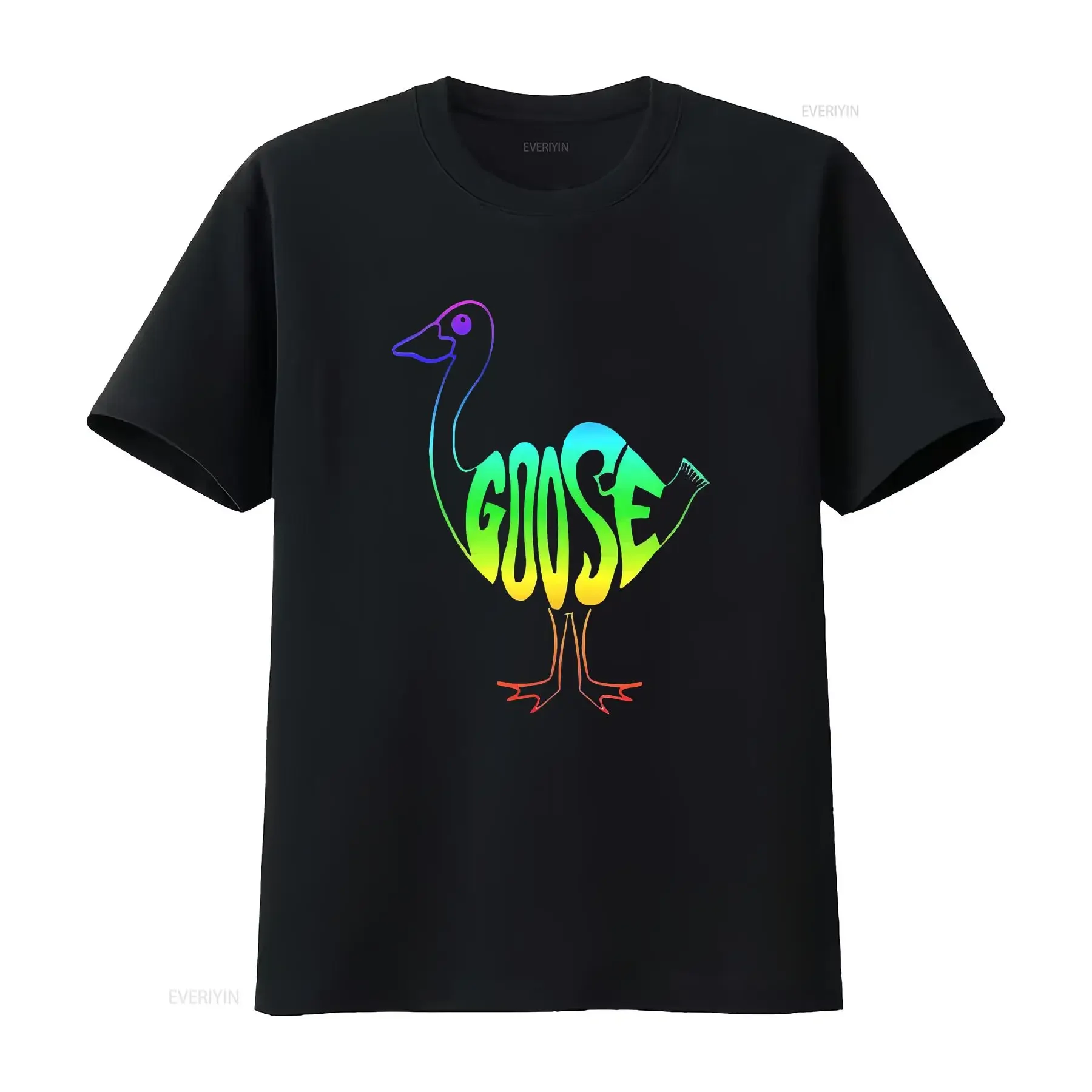 Goose Phish Mashup Colored Jamband Lot Heavy Cotton T Shirt vintage Washed Stretched Casual Slightly homme fashion Unisex