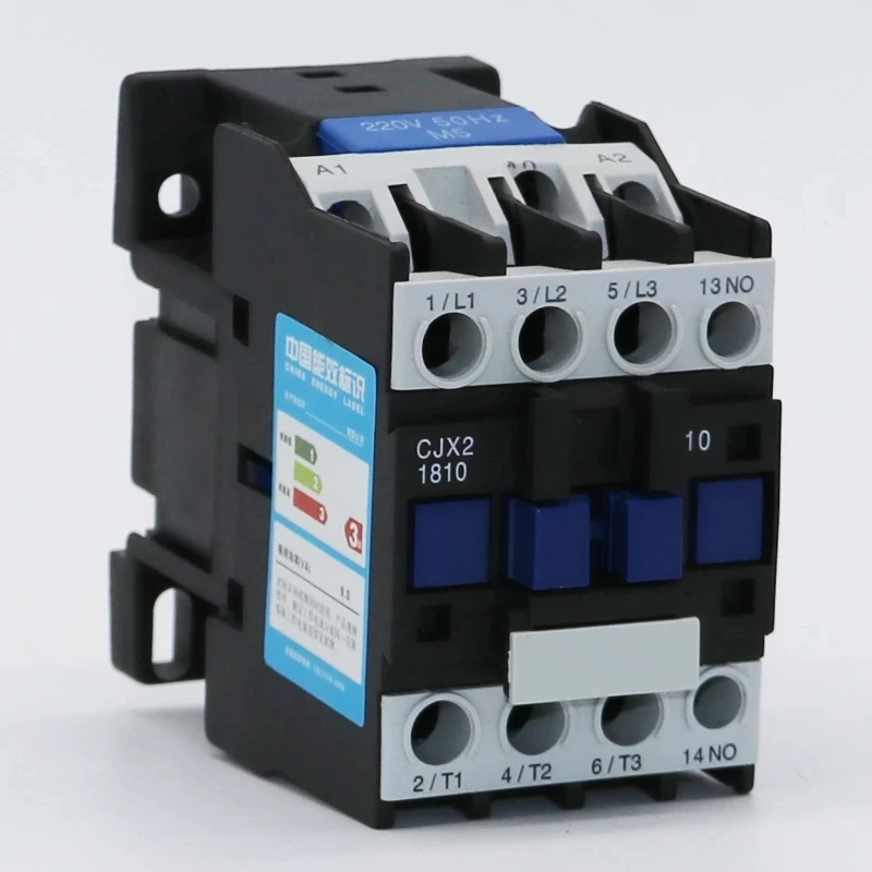 CJX2-1810 18a 3P NO AC contactor 12a LC1-D12 magnetic starter ac220v 380V 110/48/24v Modular Contactor Contacts din rail switch