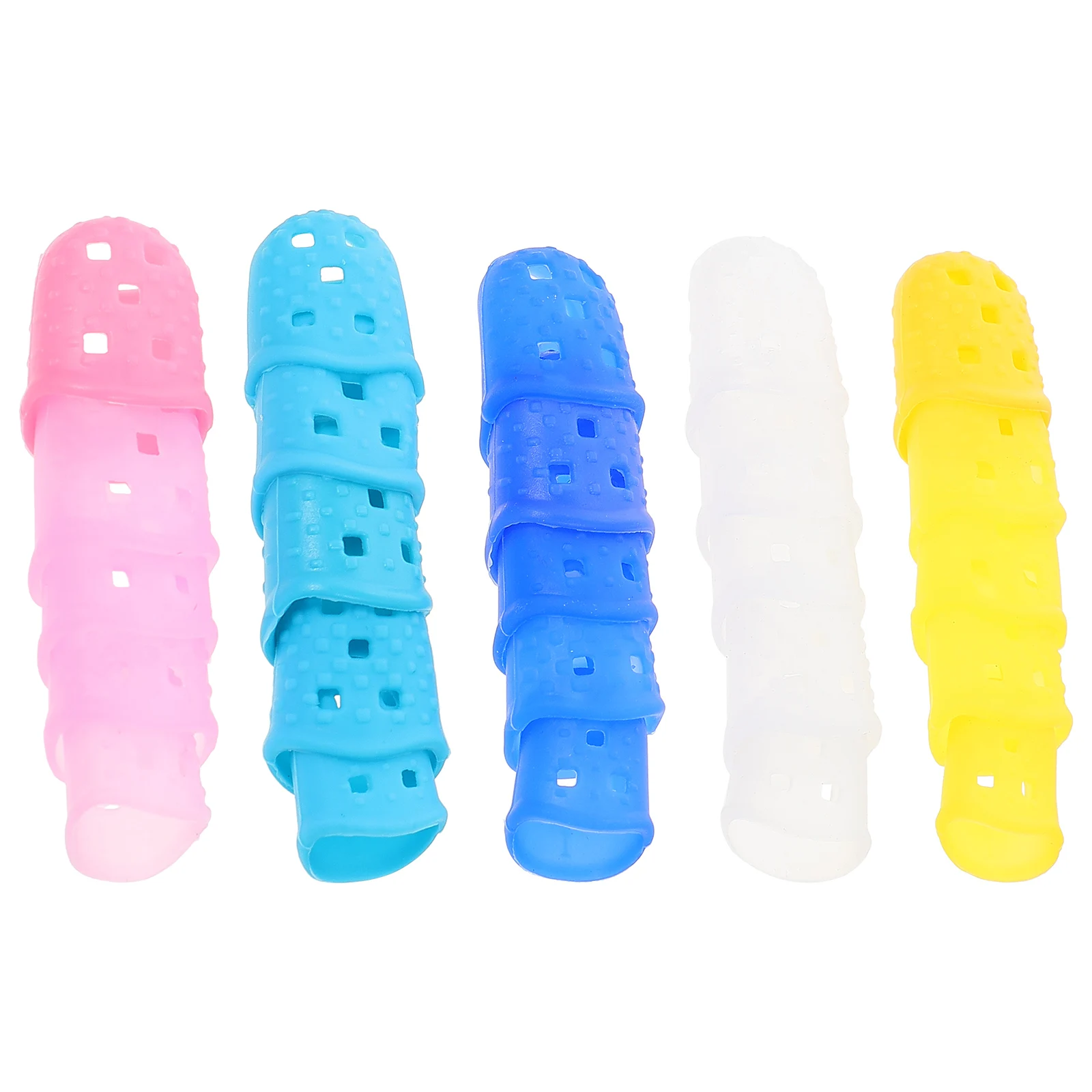 

25pcs Guitar Finger Cots Silicone Protectors Fingertip Covers Guards for Guitar Mandolin Banjo Ukulele Durable Flexible