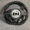 메르세데스-벤츠 AMG W204 W205 W211 W203 W212에 맞는 LED 단조 탄소 섬유 스티어링 휠 6