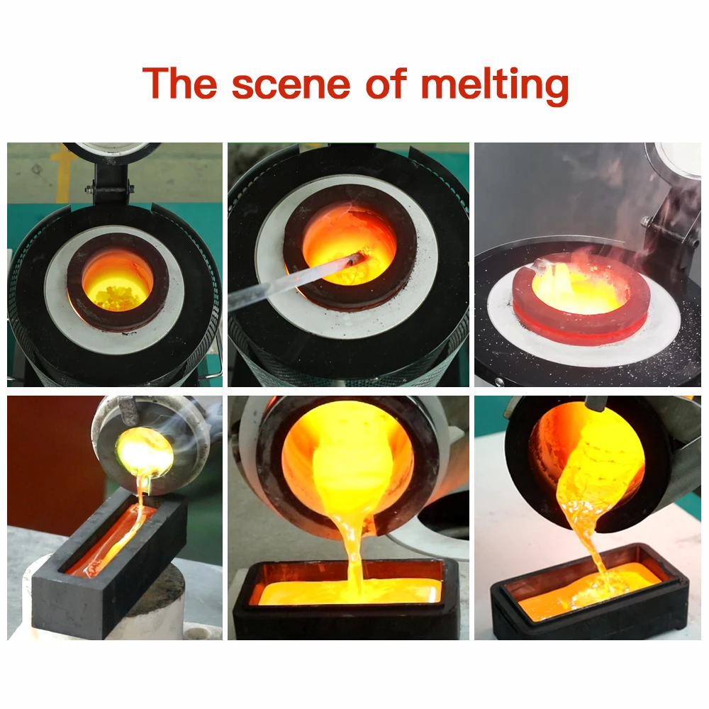Yihui Brand Favorable Price New Design 3.5KW Mini Electric Melting Induction Furnace for Gold Melting