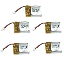 5 sztuk 3.7V 100mAh bateria Lipo dla Cheerson CX-10 CX-10A FQ777-124 Hubsan Q4 Wltoys V272 Mini zdalnie sterowany Quadcopter zabawkowy dron baterii