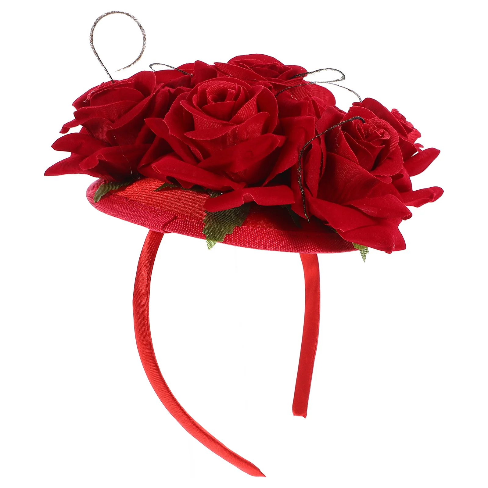 

Rose Designed Headband For Women Hairband Party Cosplay Accessory Festival Decor Hair Clip Headdress Hair Styling Tool