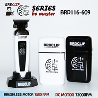 Professional BRD116 609 Brushless Motor Hair Clipper 7500RPM Hair Trimmer 0 Tooth Pitch with Base 7000RPM Shaver Brdclip Clipper