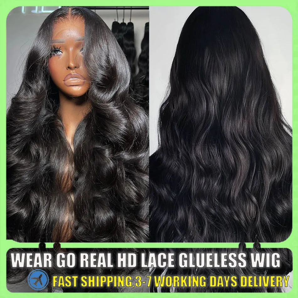 

13x4 13x6 Body Wave Wig Human Hair Brazilian 30 32Inch HD Transparent Lace Front Wig Pre Plucked Lace Closure Wigs For Women