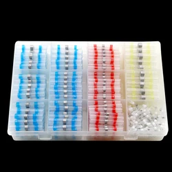 50/100/200/500PCS Waterproof Heat Shrink Tube Solder Electric Connector Insulated Electrical Wire Terminal with Solder