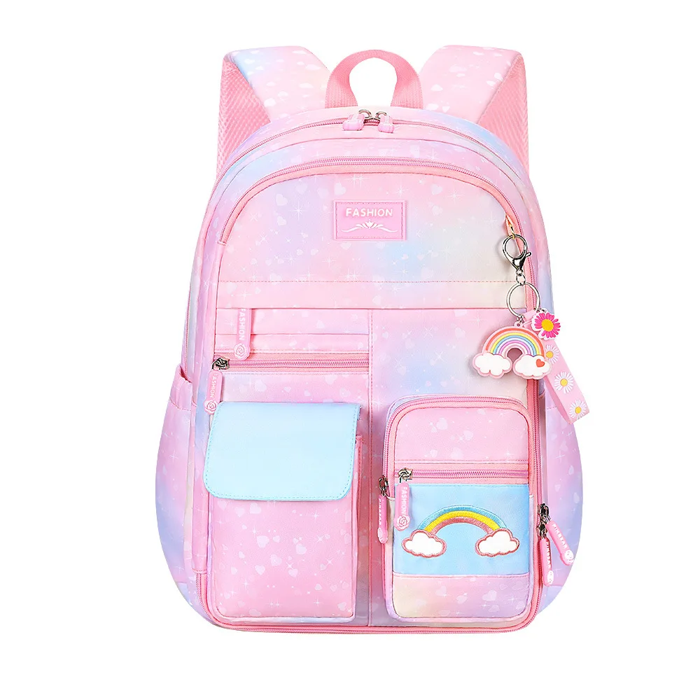3pcs/set Kids School Backpack for Girls with Lunch Box Pencil Case Set Elementary Primary Middle High College School Bookbags