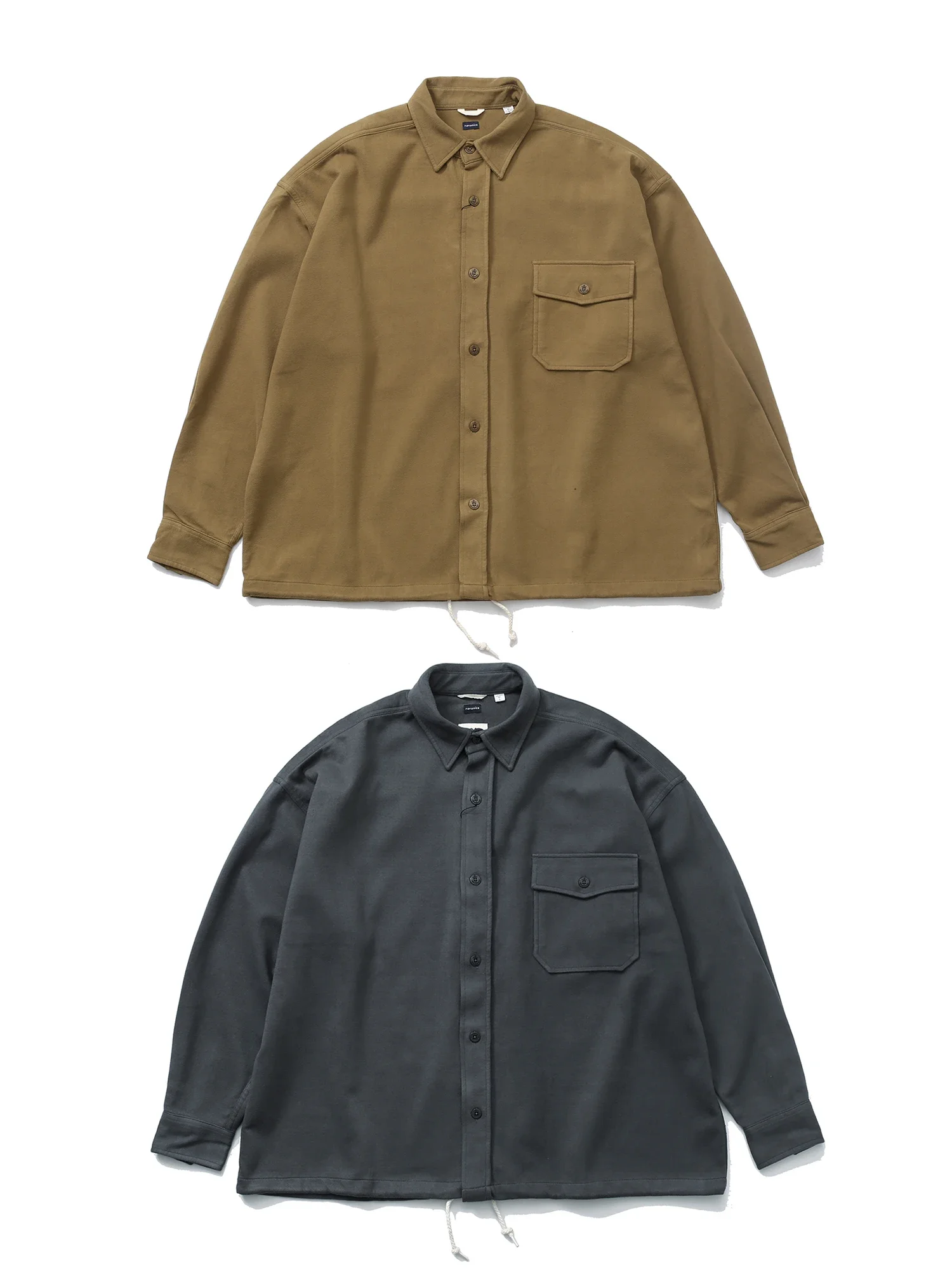 

NANAMICA Thickened Suede Casual Long Sleeve Shirt