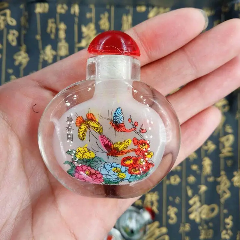 Qingming Shanghe Map, a Variety of inside Painted Snuff Bottle Small Inner Painting Pot, for Foreigners Special Crafts for Frien