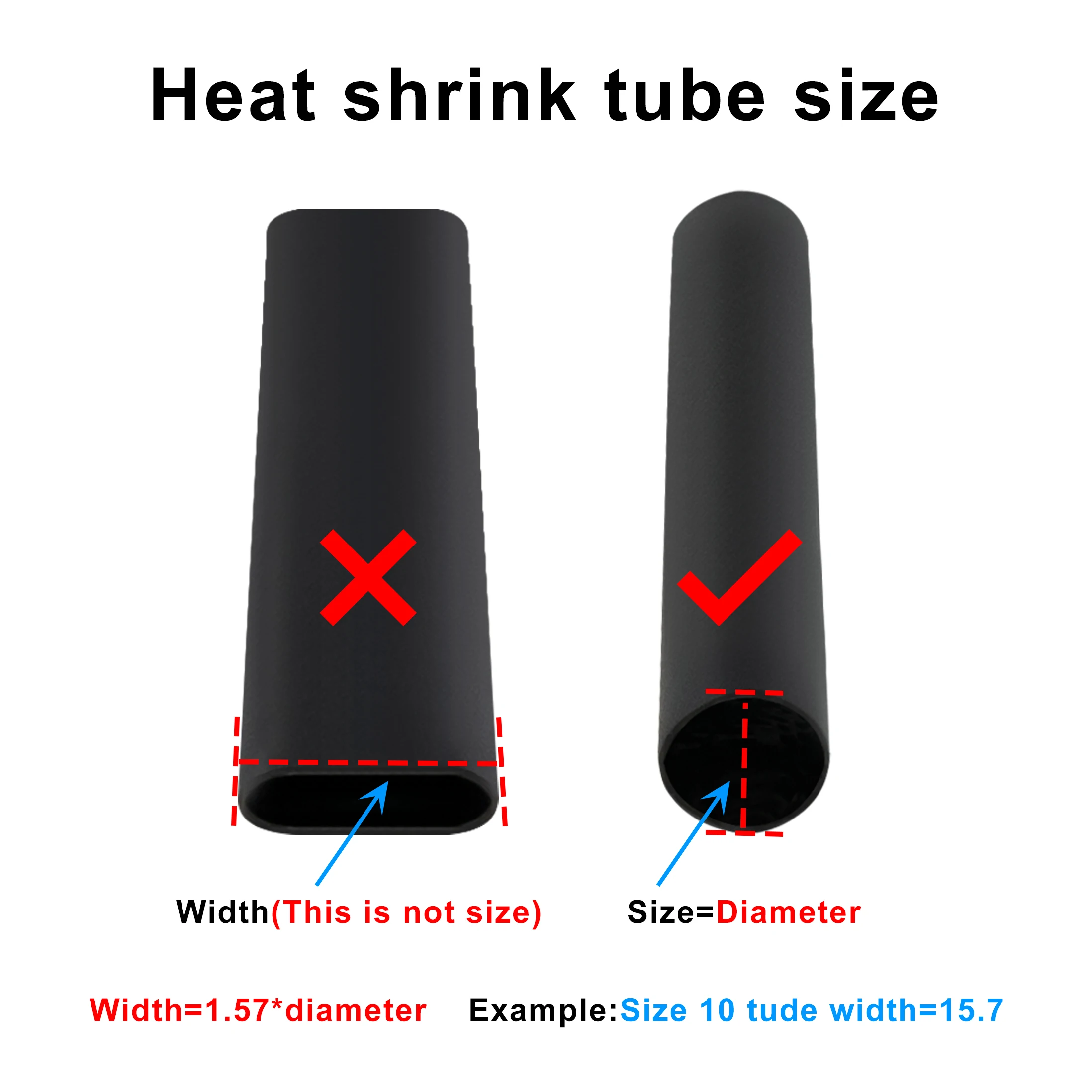 1M 4:1 Heat Shrink Tube With Glue Thermoretractile  Shrinkable Tubing Dual Wall 4 6 8 12 16 24 40mm