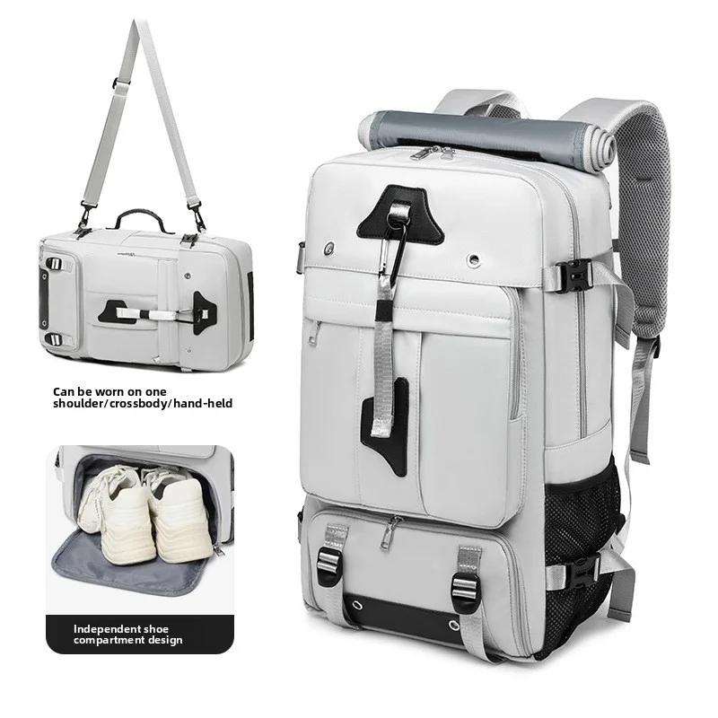 

Large Capacity Backpack， Waterproof Hiking Travel Laptop Backpack, Durable Daypack Camping Bag, Foldable Lightweight Rucksack
