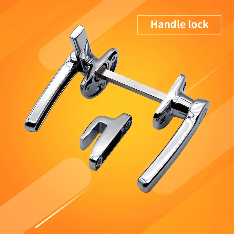 

Rotating Enclosed Door Handle Industrial Automation Equipment Lock Commercial Kitchen Door Double Opening Handle Both Inside And