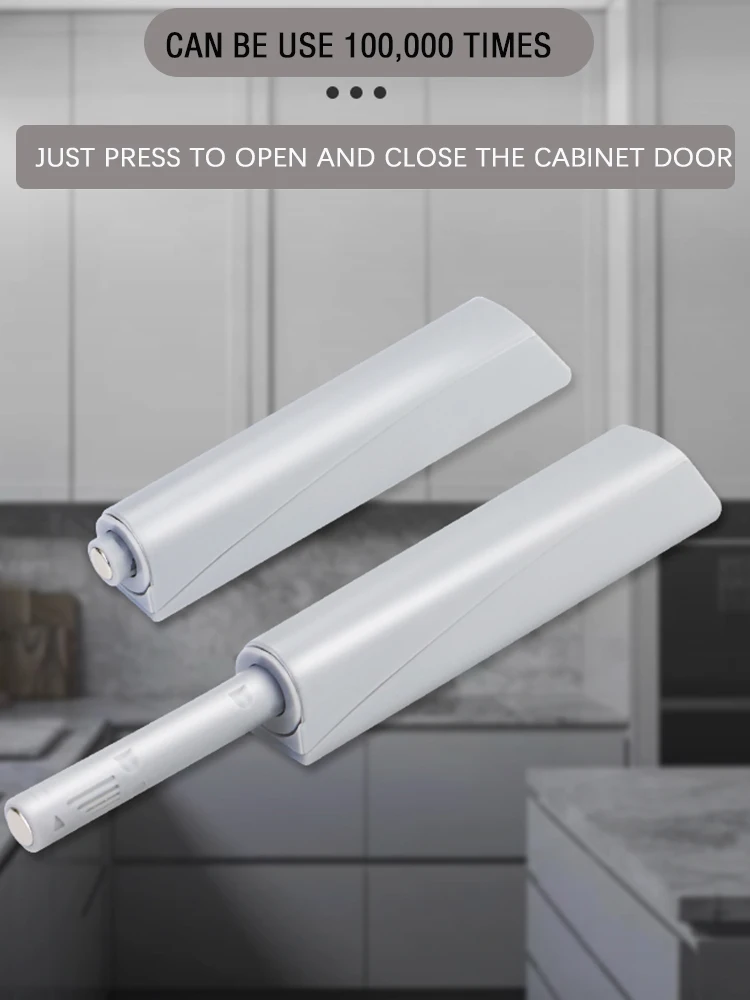 HCHIELL Soft Close DoorPush To Open System Damper Buffer For Cabinet Door Cupboard Catch With Magnet For Home Kitchen