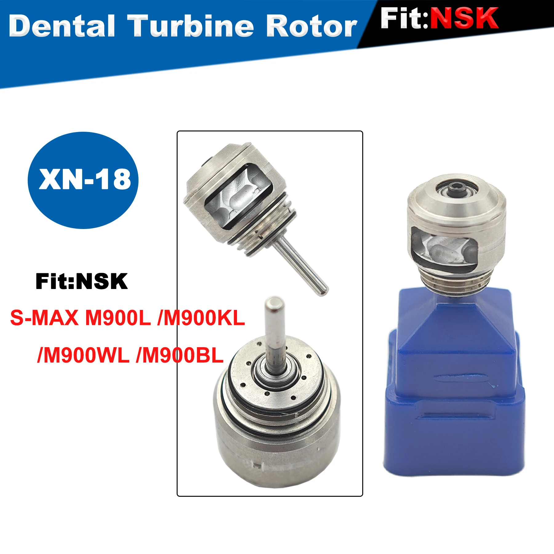 

Dental Turbine Cartridge Rotor High Speed Handpiece Rotor fit NSK S-MAX M900L M900KL M900WL M900BL Dentists Tools