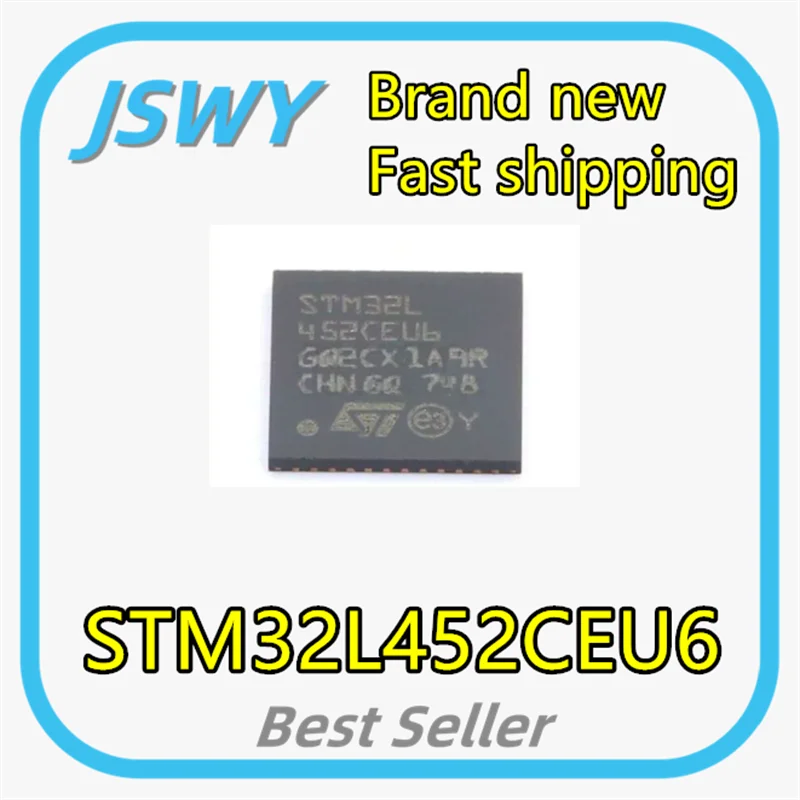 (1/10 piece) STM32L452CEU6 STM32L452 QFN48 ARM Microcontroller - MCU Brand New Electronics Original Shipping Fast