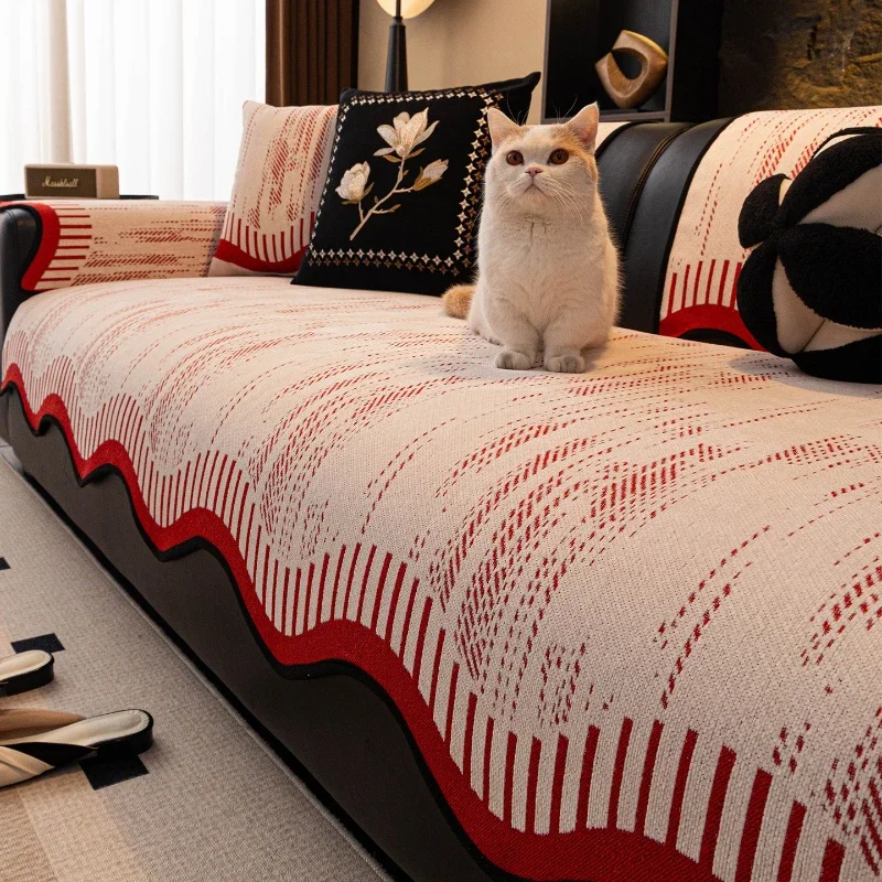 Backrest Cover Sofa Cover Irregular Sofa Mats One-piece Universal Cover Cloth Easy To Lay Washable Suitable for The Living Room