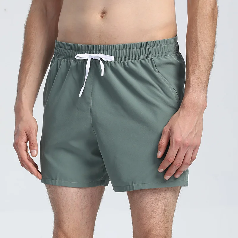 Summer Men's Sports Professional Marathon Running Quick-drying Breathable Fitness Track Field Double-layer Training Shorts