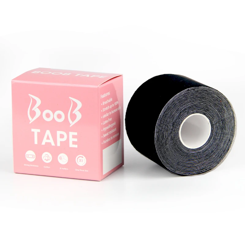 

Boob Tape Bras Women Adhesive Invisible Bra Nipple Pasties Covers Breast Lift Tape Push Up Bralette Strapless Pad Sticker（5cm*5m