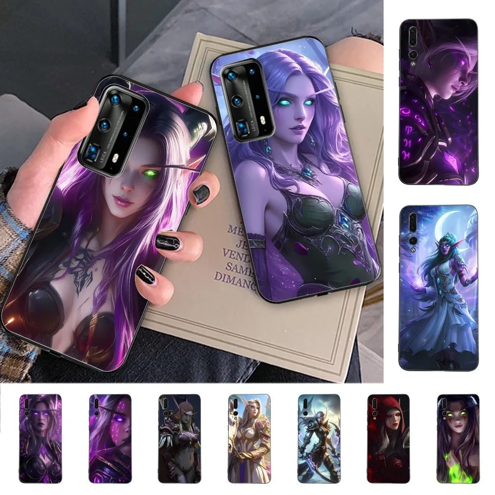 W-World Of W-Warcraft Elf Phone Case For Huawei P 8 9 10 20 30 40 50 Pro Lite Psmart Honor 10 Lite 70 Mate 20lite