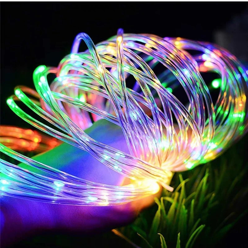 Hete Verkoop 5M 10M 15M Lichte Kerstboom Led Lichtslingers Buiten Met Afstandsbediening Kerst Huisdecoratie Kerstverlichting