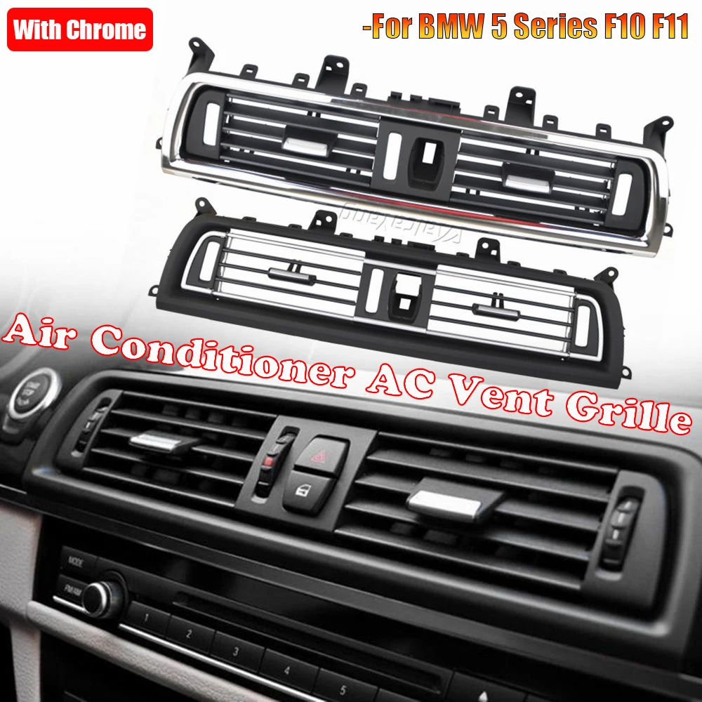 64229166885 Front Dashboard Central Console Air Conditioner AC Vent Grille 64229166891 64229192897 For BMW 5 Series F10 F11