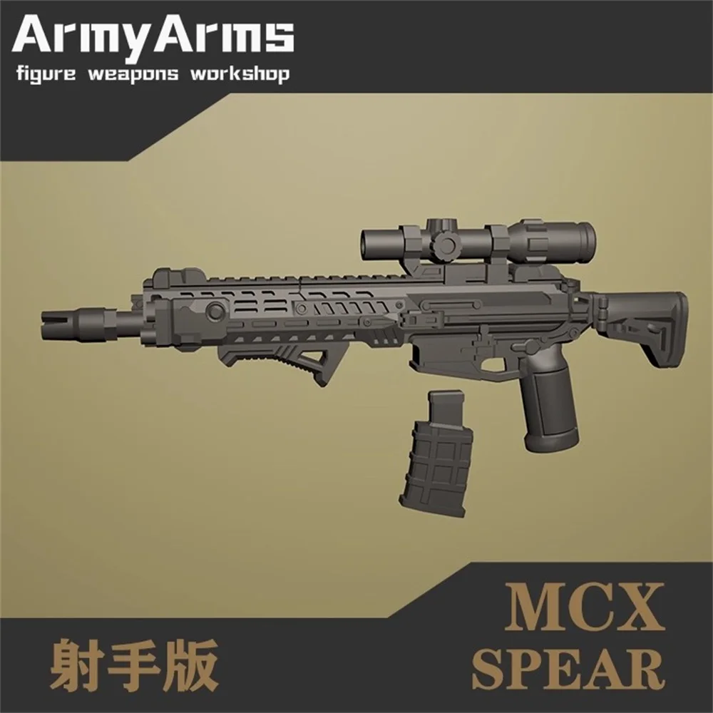 الحلزون الجيش الأصلي دمية الجندي حوالي 4 سنتيمتر SIG MCX SPEAR بندقية لا إطلاق المعدات هدية لعبة مجسمة في الأوراق المالية